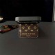 Louis Vuitton Monogram Pattern with Accordion Card Holder & Short Strap iPhone Case