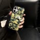 The North Face Camouflage Pattern with White Logo iPhone Case