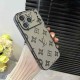 Louis Vuitton Embossed Pattern Precise Camera Cutouts iPhone Case