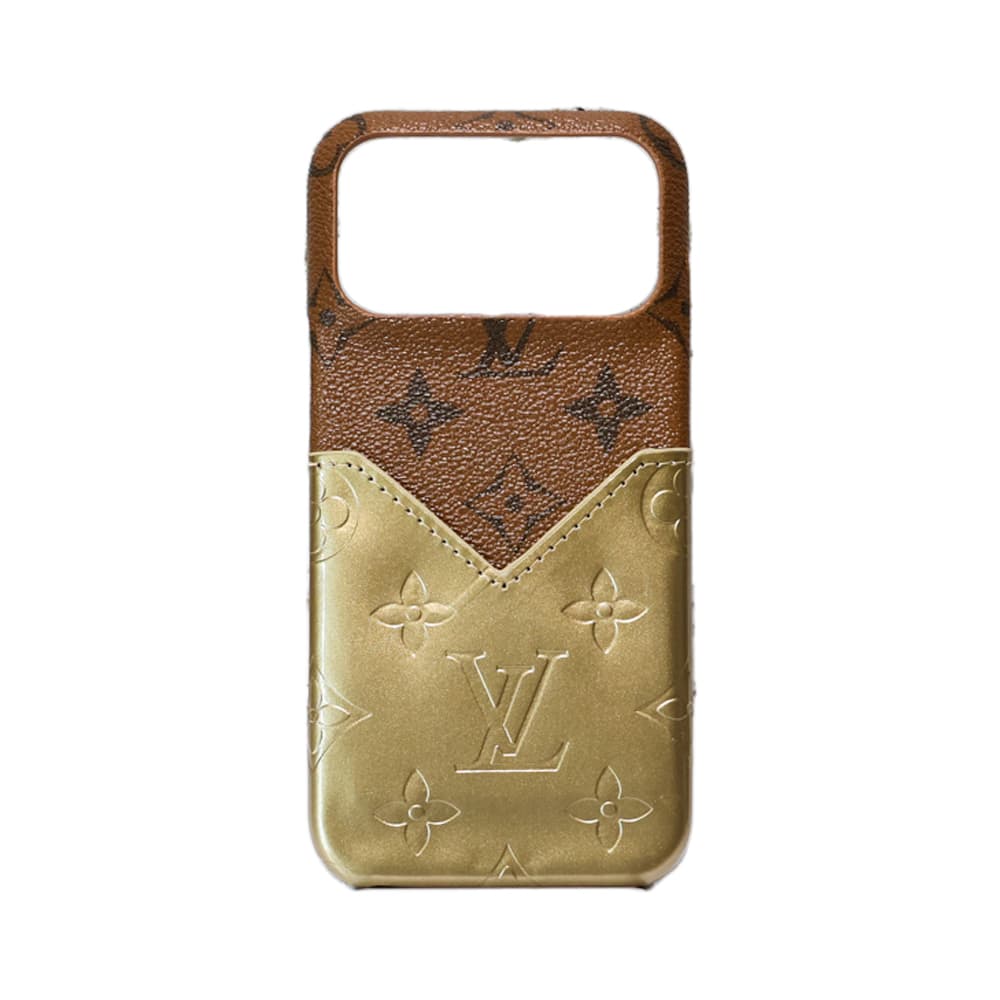 Louis Vuitton Color Block Monogram with V-Card Pocket iPhone Case