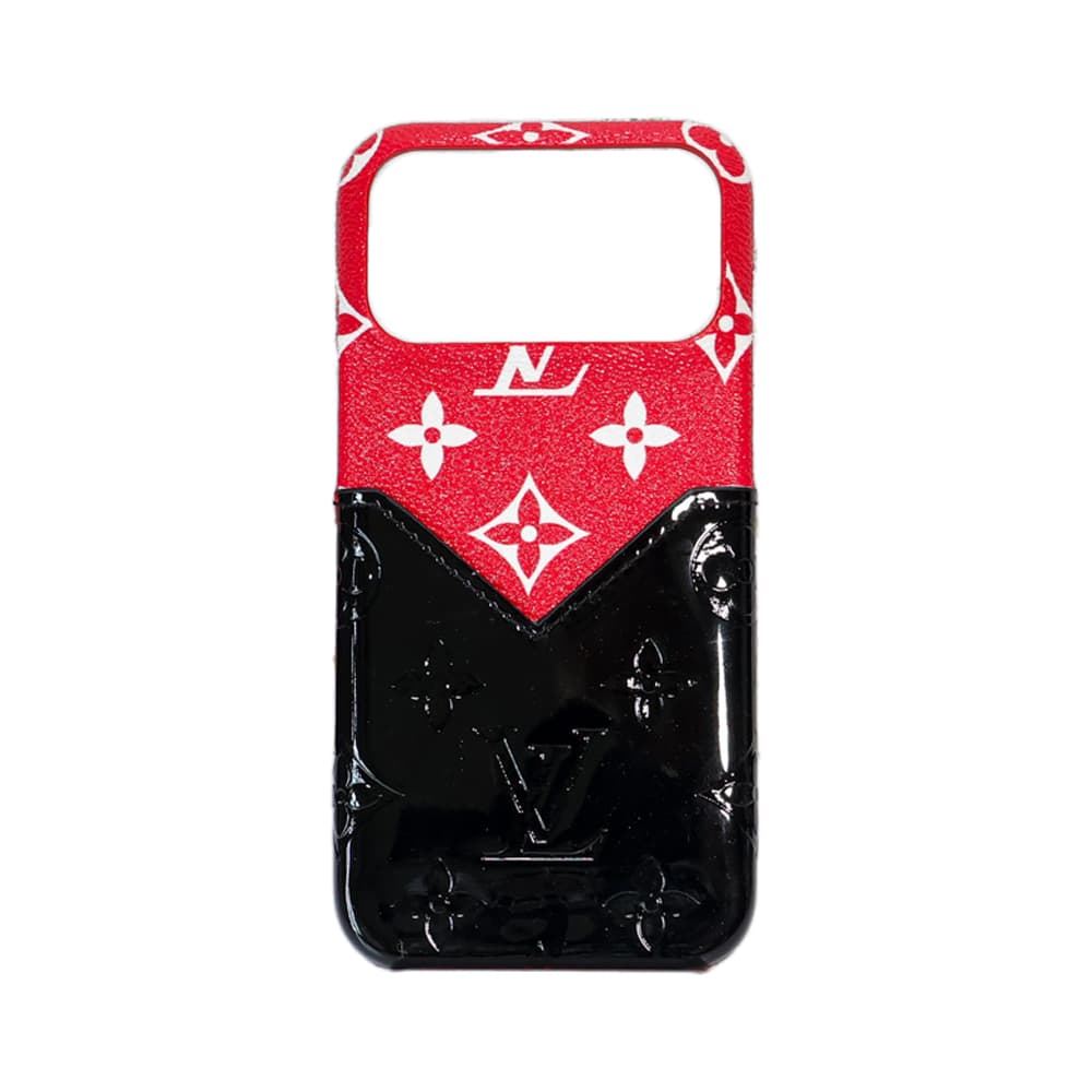 Louis Vuitton Color Block Monogram with V-Card Pocket iPhone Case