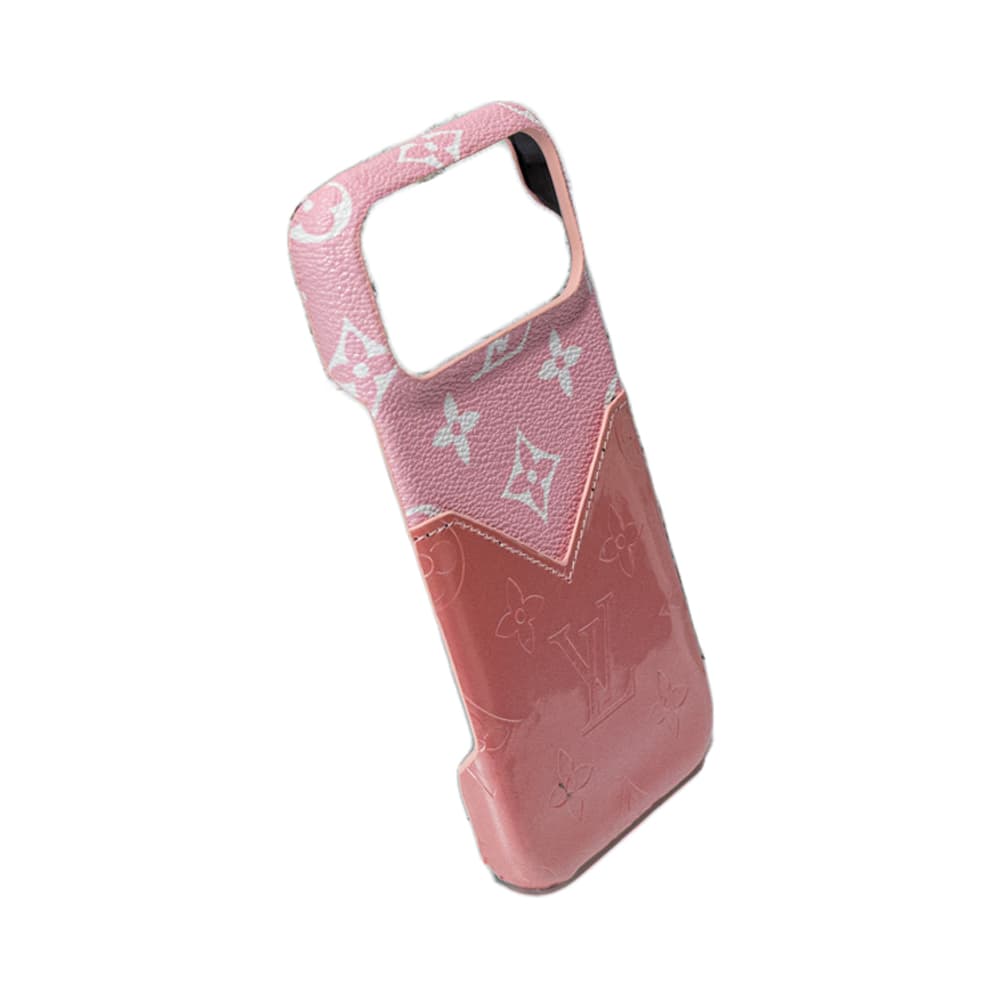 Louis Vuitton Color Block Monogram with V-Card Pocket iPhone Case