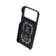 Louis Vuitton Ripple Design Card Pocket iPhone Case - Monogram Pattern with Metal LV Logo