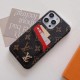 Louis Vuitton 3-Card Holder & Metal Logo Monogram & Damier iPhone Case