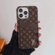 Louis Vuitton 3-Card Holder & Metal Logo Monogram & Damier iPhone Case
