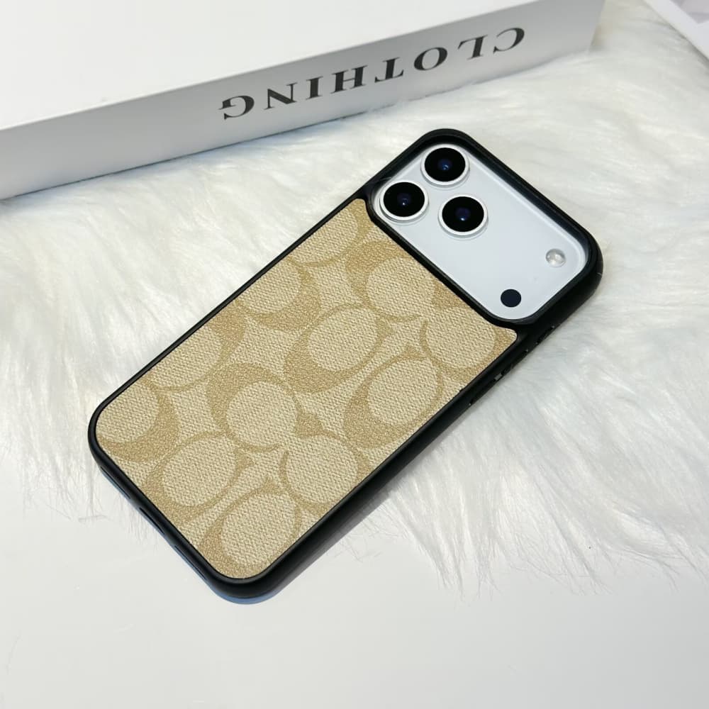 Coach MagSafe Compatible with Signature C Pattern iPhone Case