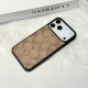Coach MagSafe Compatible with Signature C Pattern iPhone Case