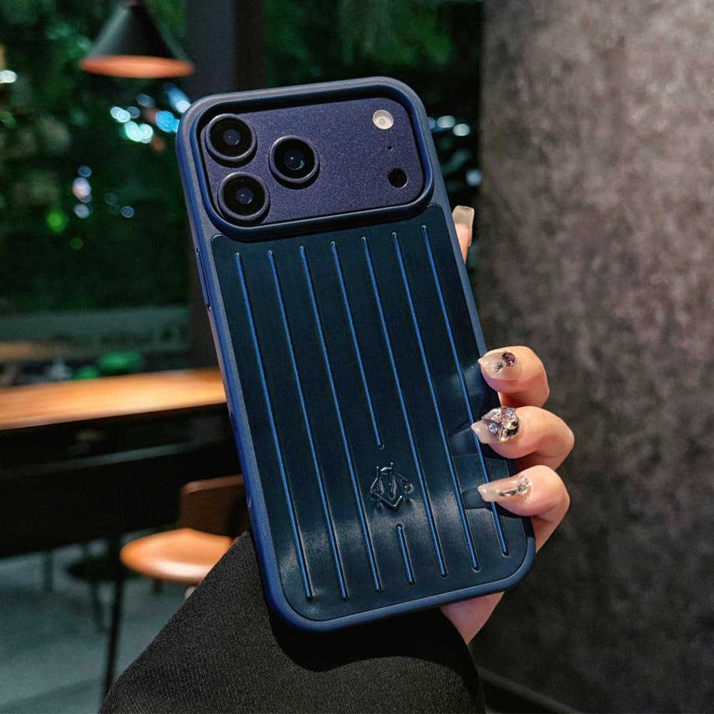 RIMOWA Aluminum Luggage Design iPhone 17 Series Case in 9 Colors with Camera Protection