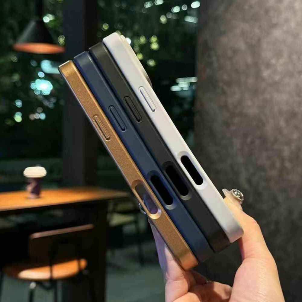 RIMOWA Aluminum Grooved Designer iPhone 14-16 Pro Max Case in 2 Colors