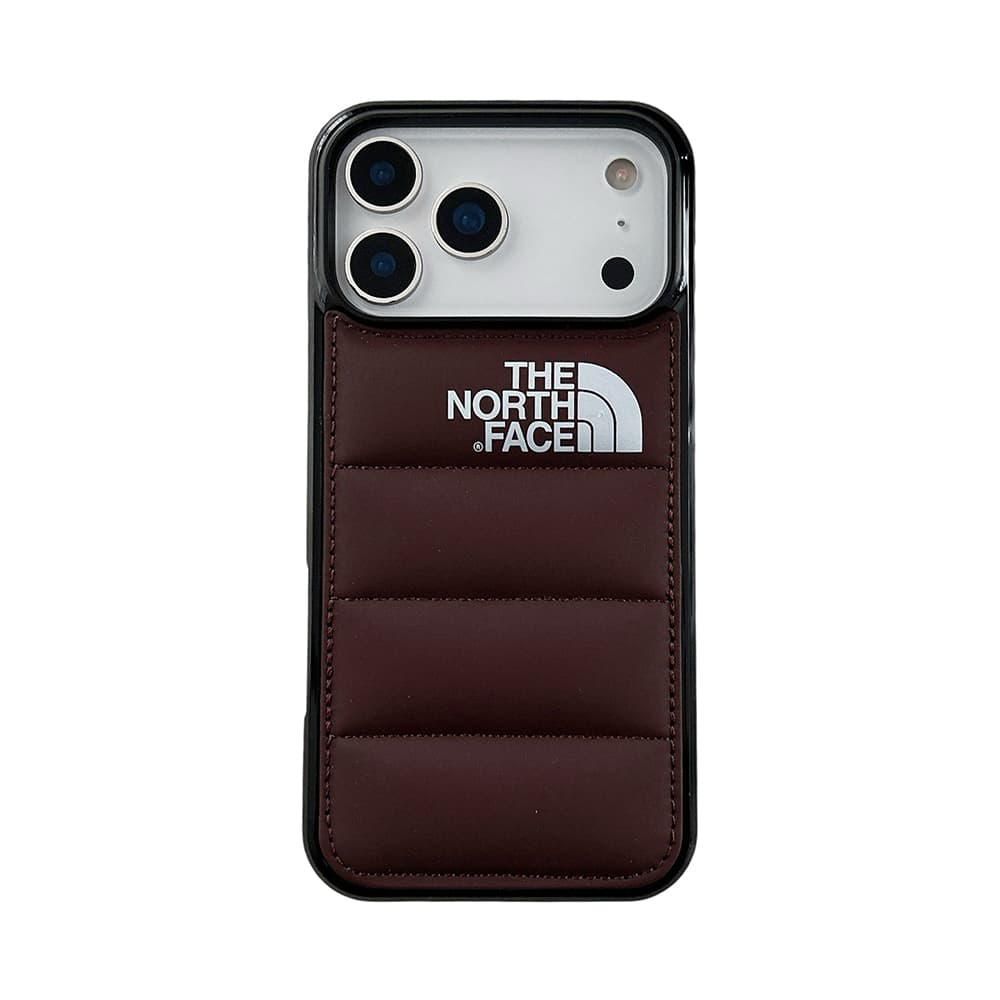 The North Face Quilted Puffer Design iPhone Case in 14 Colors