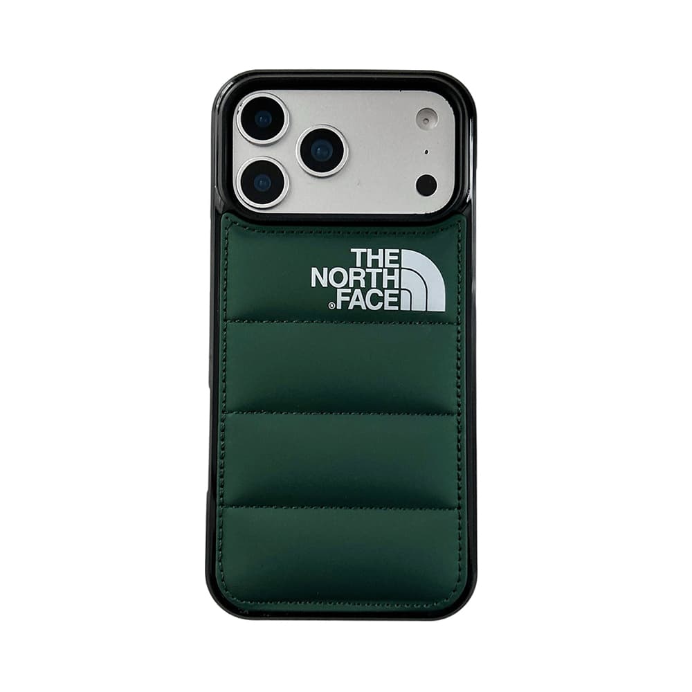The North Face Quilted Puffer Design iPhone Case in 14 Colors