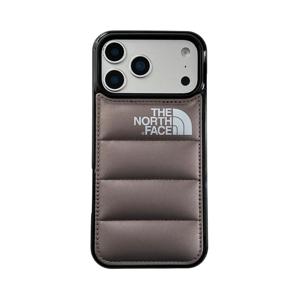 The North Face Quilted Puffer Design iPhone Case in 14 Colors