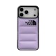 The North Face Quilted Puffer Design iPhone Case in 14 Colors