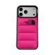 The North Face Quilted Puffer Design iPhone Case in 14 Colors
