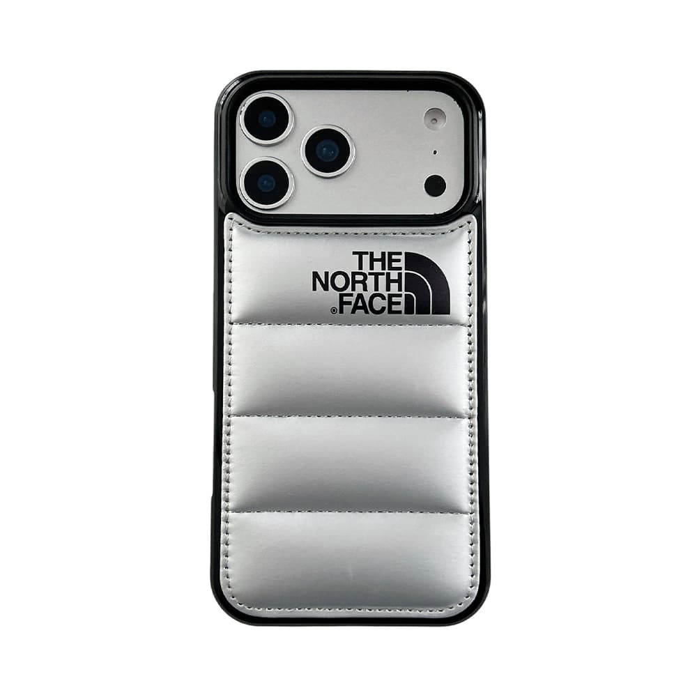 The North Face Quilted Puffer Design iPhone Case in 14 Colors