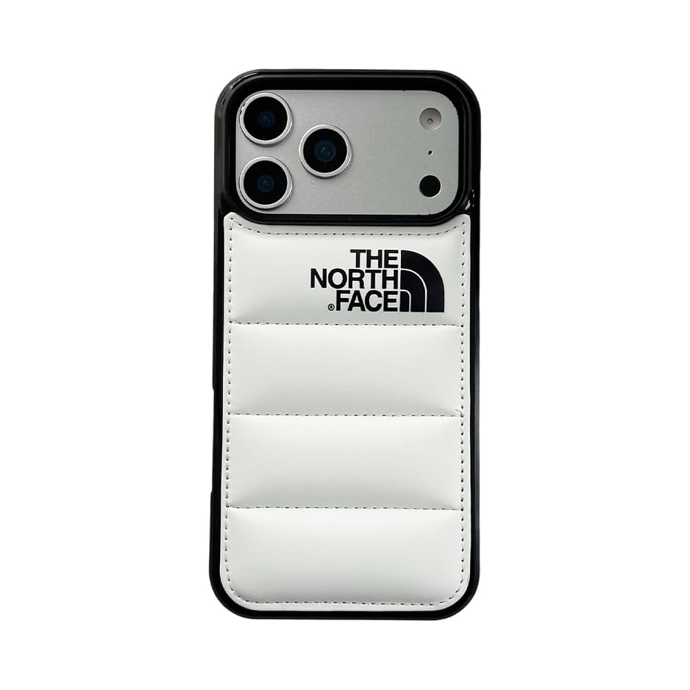 The North Face Quilted Puffer Design iPhone Case in 14 Colors