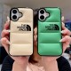 The North Face Quilted Puffer Design iPhone Case in 14 Colors