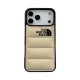 The North Face Quilted Puffer Design iPhone Case in 14 Colors