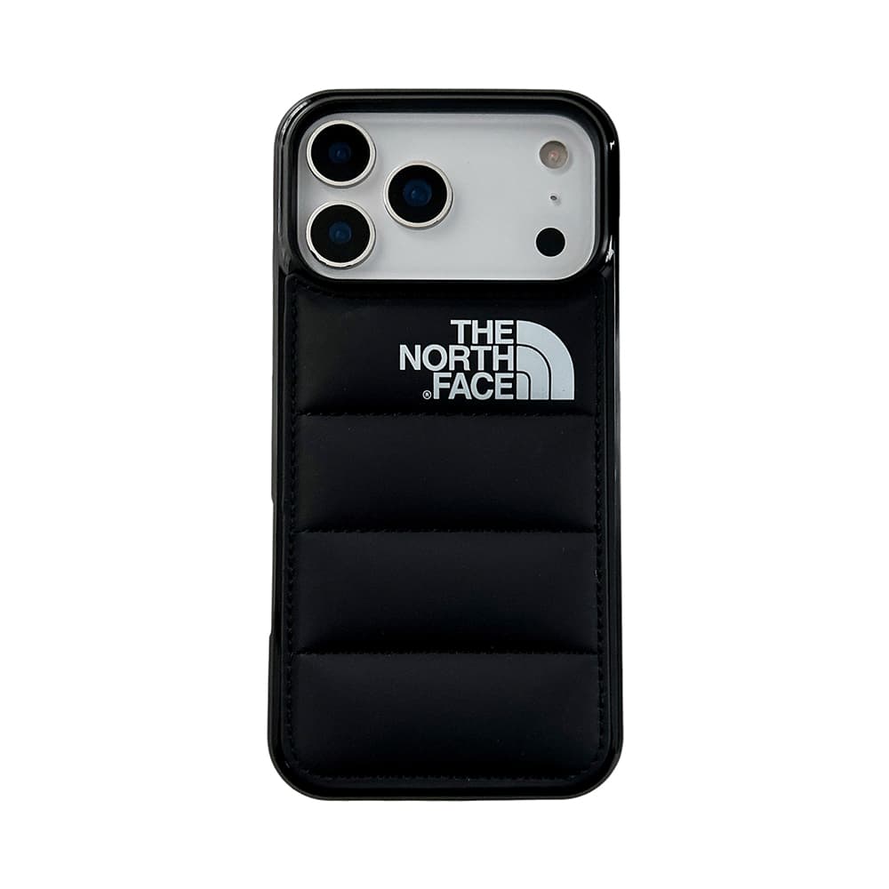 The North Face Quilted Puffer Design iPhone Case in 14 Colors