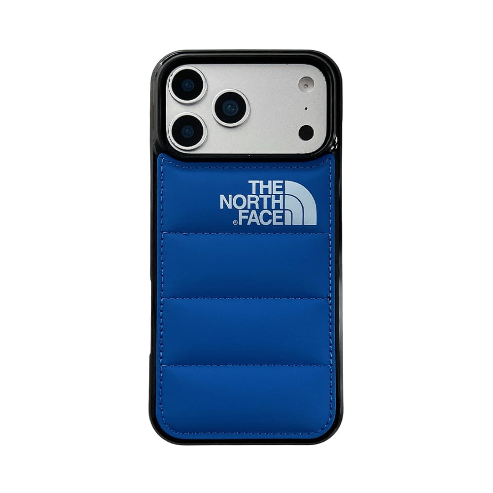 The North Face Quilted Puffer Design iPhone Case in 14 Colors
