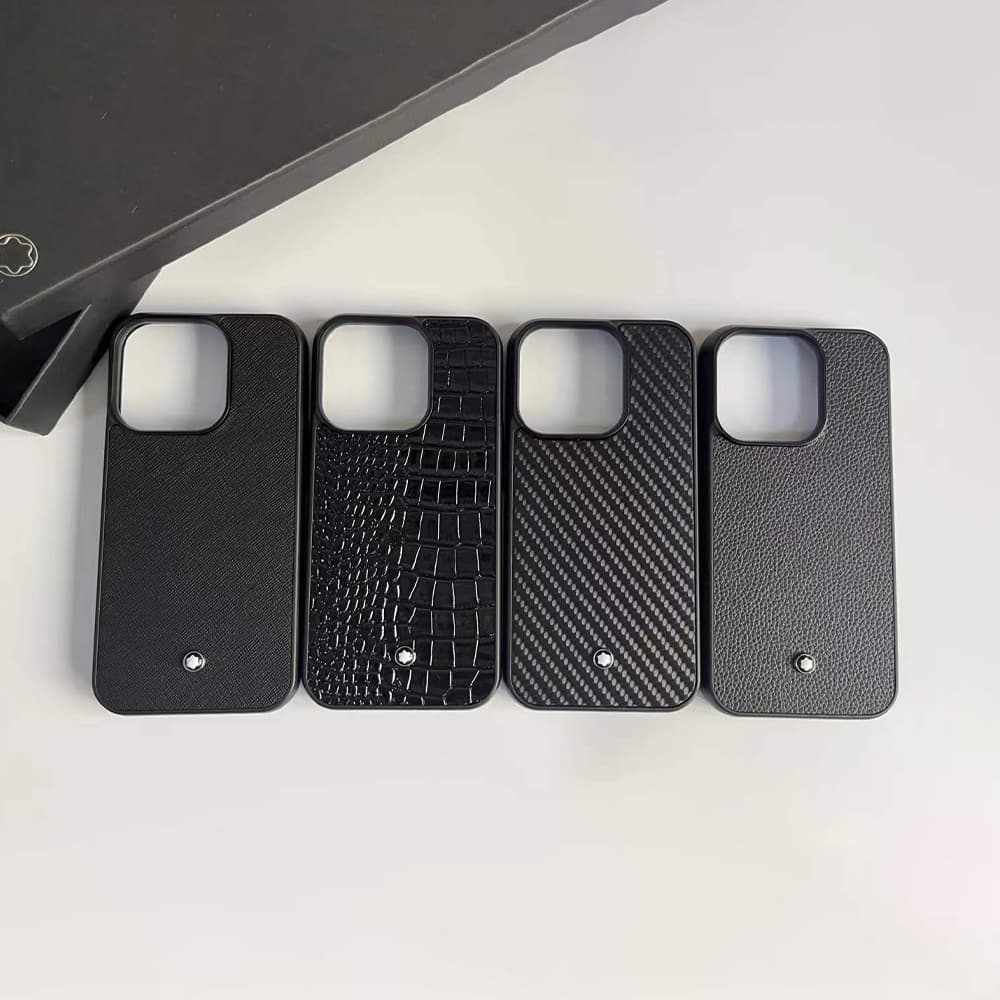 Montblanc Star Logo with 4 Texture Options iPhone Case