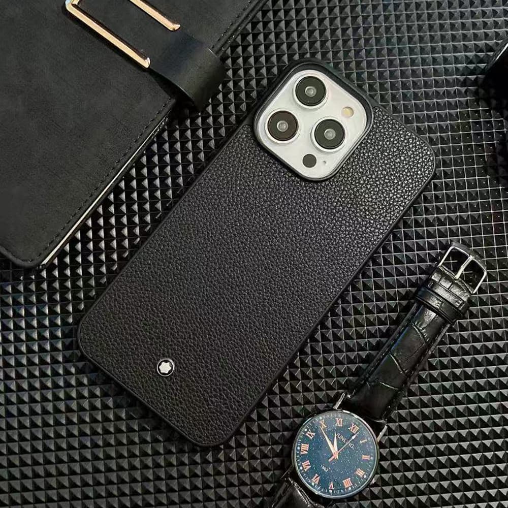 Montblanc Star Logo with 4 Texture Options iPhone Case