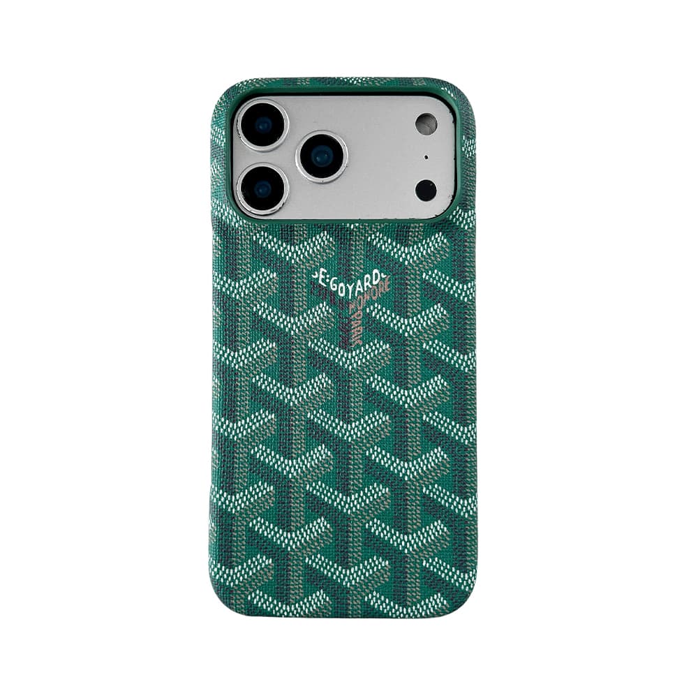 Goyard Y-Monogram Pattern & GOYARD Branding iPhone Case
