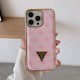 GUESS G-Monogram Pattern with Gold TPU Frame & Metal Logo iPhone Case