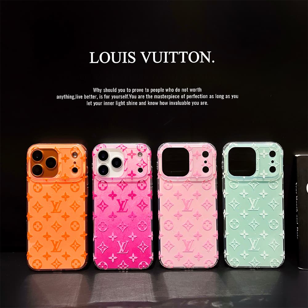 LV Youth Pearl Shimmer & Clear Frame iPhone Case - Tone-on-Tone Monogram