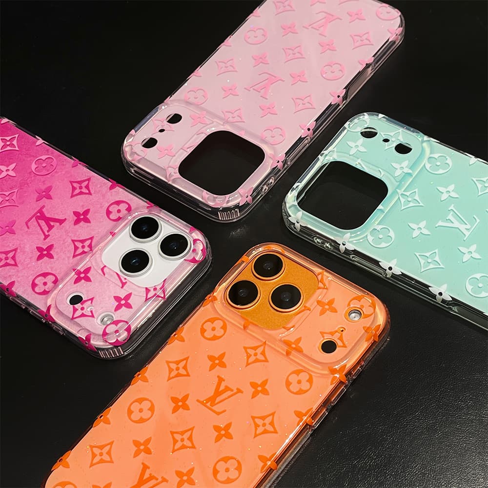 LV Youth Pearl Shimmer & Clear Frame iPhone Case - Tone-on-Tone Monogram