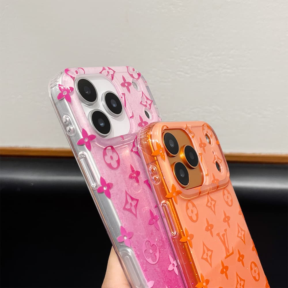 LV Youth Pearl Shimmer & Clear Frame iPhone Case - Tone-on-Tone Monogram