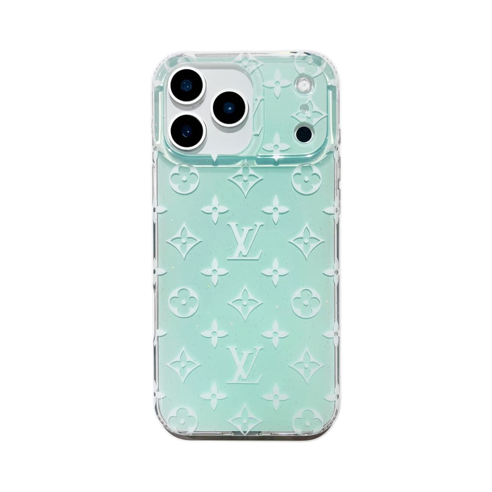 LV Youth Pearl Shimmer & Clear Frame iPhone Case - Tone-on-Tone Monogram