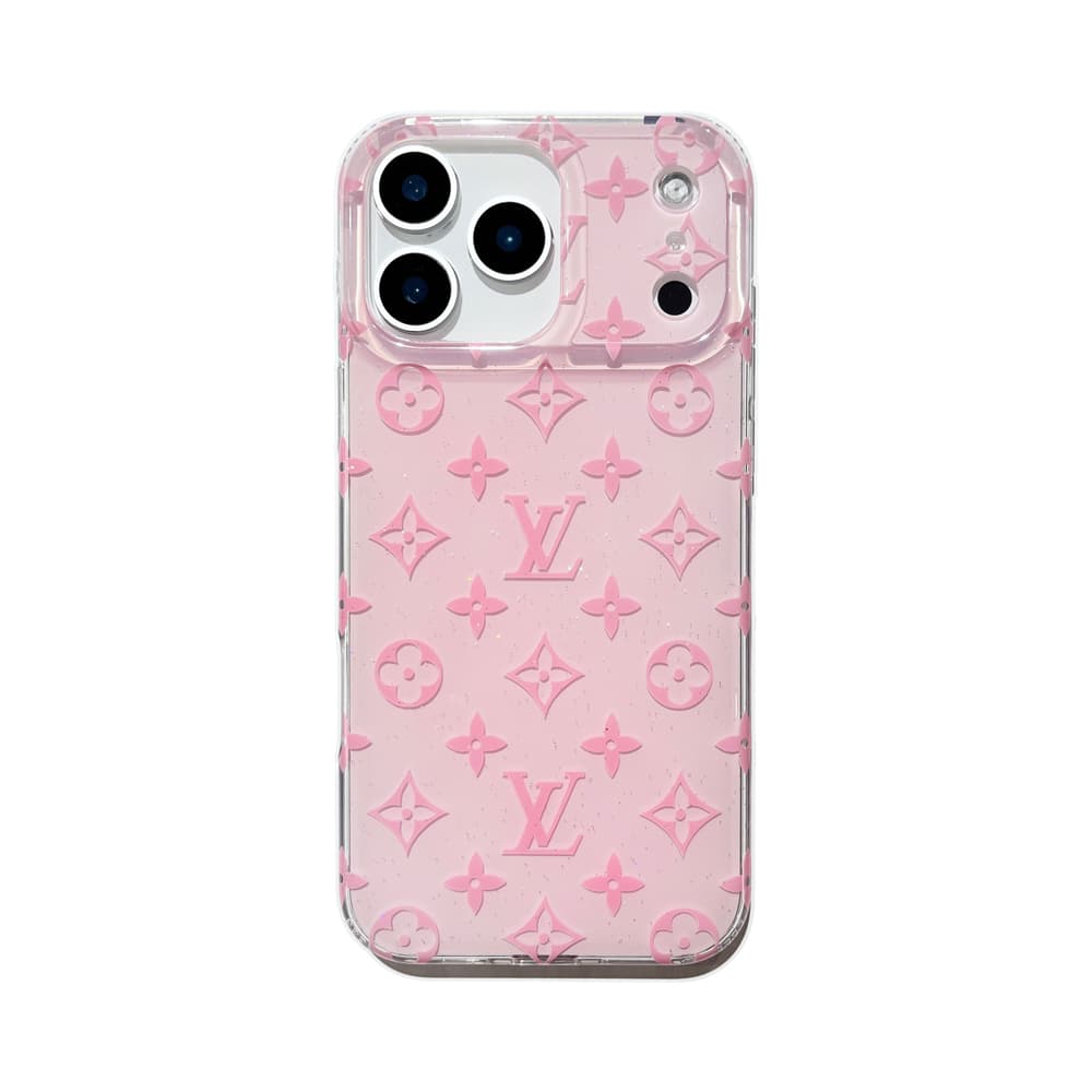 LV Youth Pearl Shimmer & Clear Frame iPhone Case - Tone-on-Tone Monogram