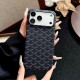 Goyard Y-Monogram Pattern with Matte PC Hard Shell iPhone Case