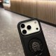Chrome Hearts Gothic Cross Leather iPhone Case