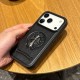 Chrome Hearts Gothic Cross Leather iPhone Case