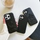 Chrome Hearts Gothic Leather Embossed iPhone Case