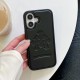 Chrome Hearts Gothic Leather Embossed iPhone Case