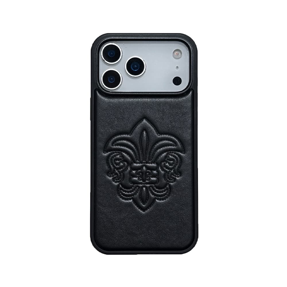 Chrome Hearts Gothic Cross & Fleur-de-Lis iPhone Case