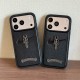 Nike Swoosh & Chrome Hearts Hybrid Street-Gothic Leather iPhone Case
