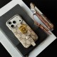 LV & Gucci Wristlet iPhone Case - Monogram Canvas