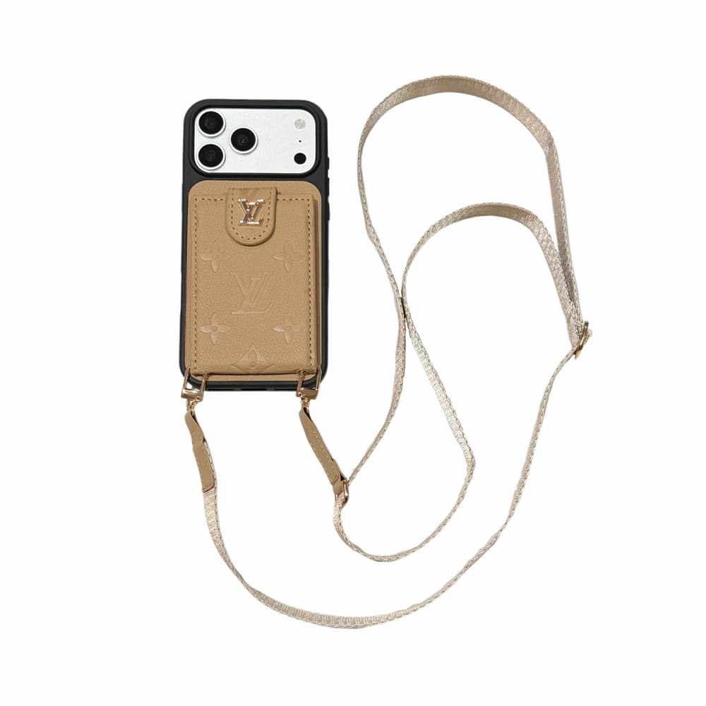 Louis Vuitton 8-Color Monogram Cardholder Crossbody iPhone Case