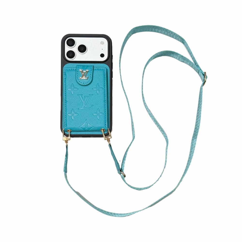 Louis Vuitton 8-Color Monogram Cardholder Crossbody iPhone Case