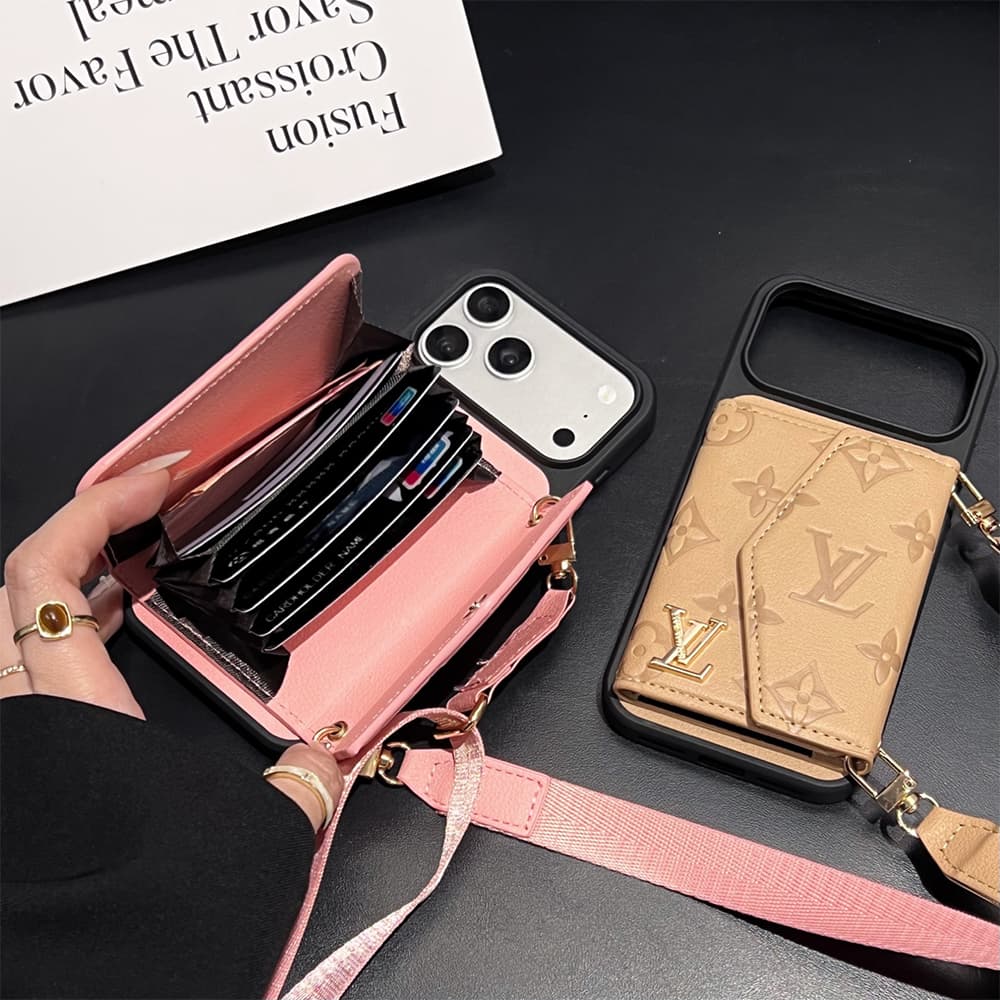 Louis Vuitton Accordion Cardholder Crossbody iPhone Case