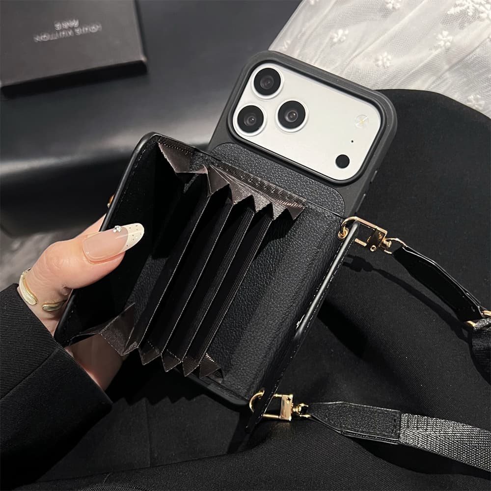 Louis Vuitton Accordion Cardholder Crossbody iPhone Case