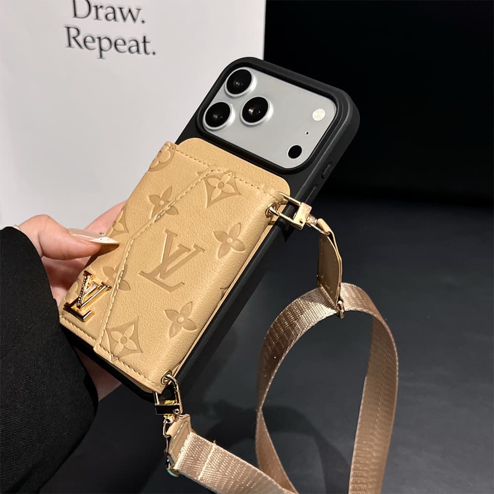 Louis Vuitton Accordion Cardholder Crossbody iPhone Case