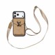 Louis Vuitton Large Logo Accordion Cardholder Crossbody iPhone Case