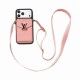 Louis Vuitton Large Logo Accordion Cardholder Crossbody iPhone Case