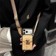 Louis Vuitton Large Logo Accordion Cardholder Crossbody iPhone Case