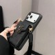 Louis Vuitton Large Logo Accordion Cardholder Crossbody iPhone Case